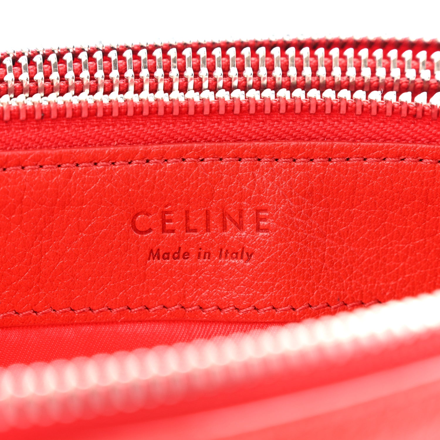 Celine Goatskin Small Trio Crossbody Bag Alizarin 8 of 15