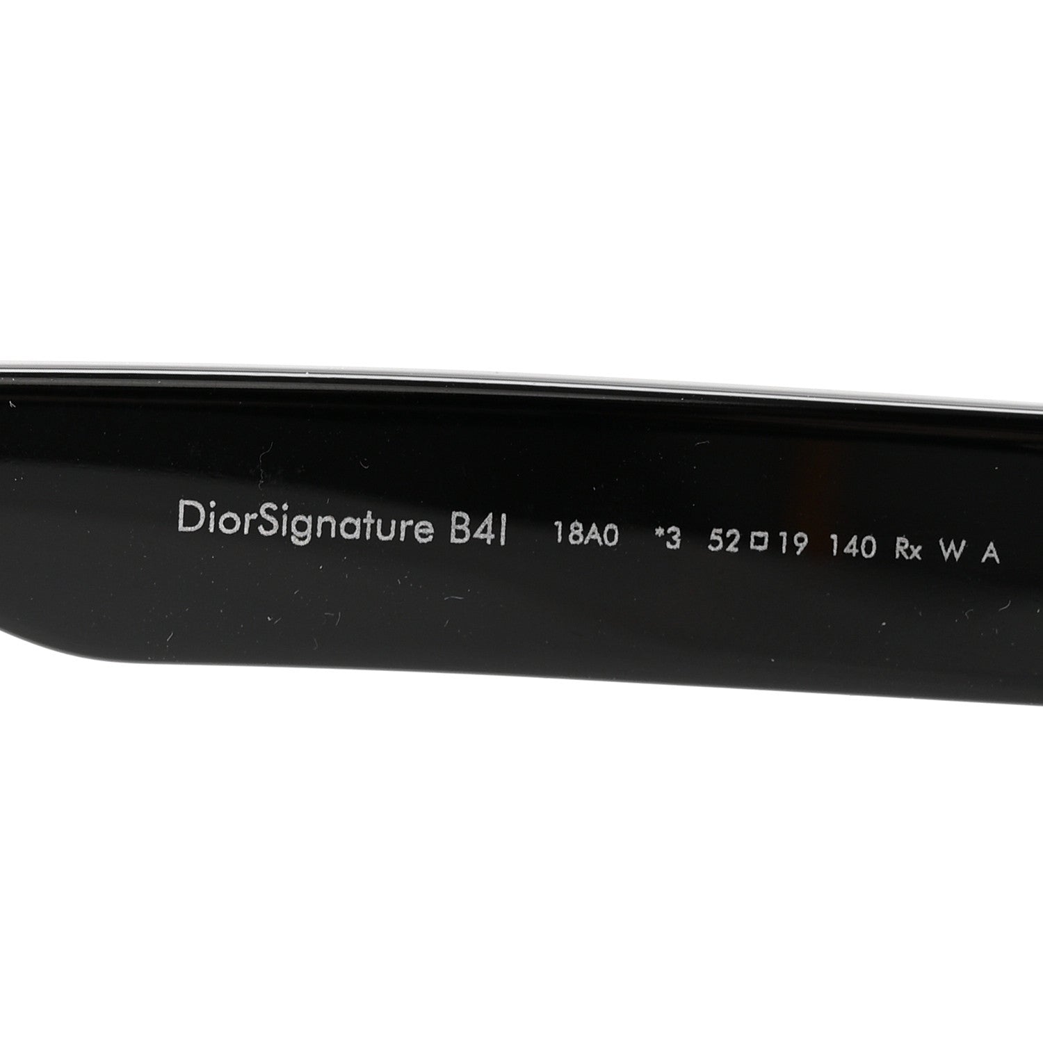 Christian Dior Acetate Diorsignature B41 Sunglasses Black Tortoise 6 of 7