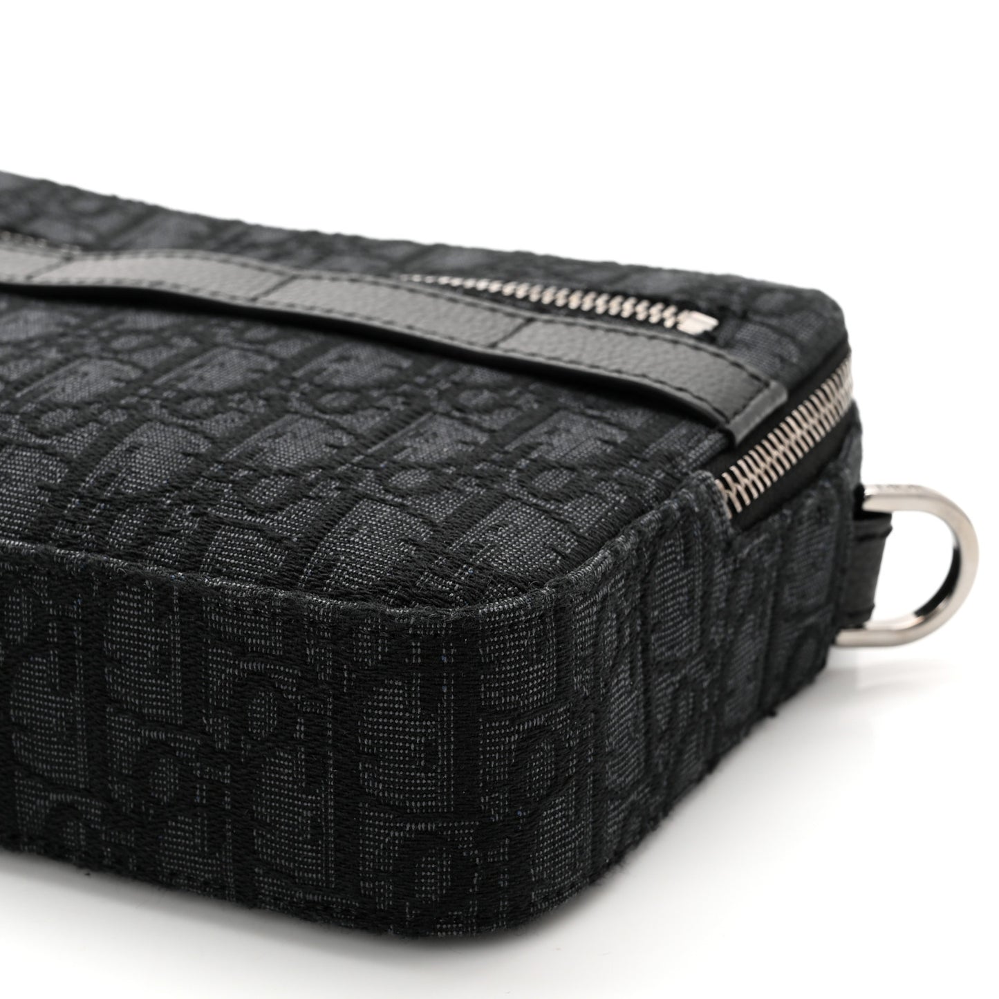 HOMME Oblique Safari Messenger Black
