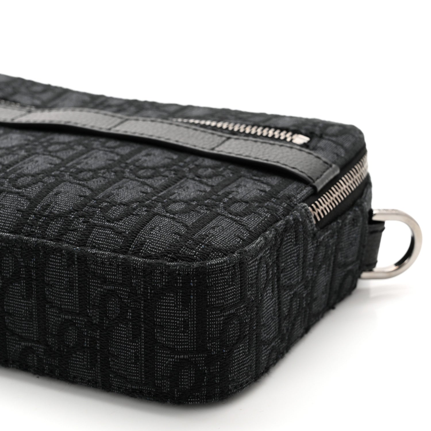 Christian Dior HOMME Oblique Safari Messenger Black 8 of 9