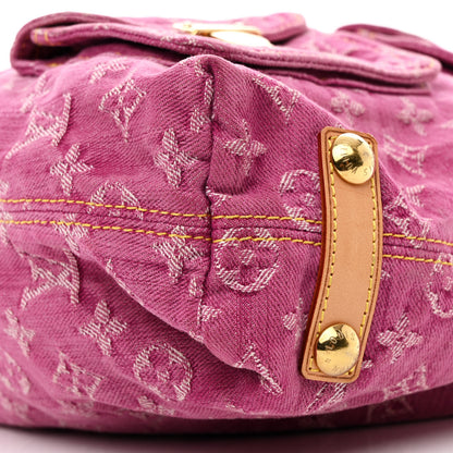Louis Vuitton Denim Baggy GM Fuchsia 8 of 11