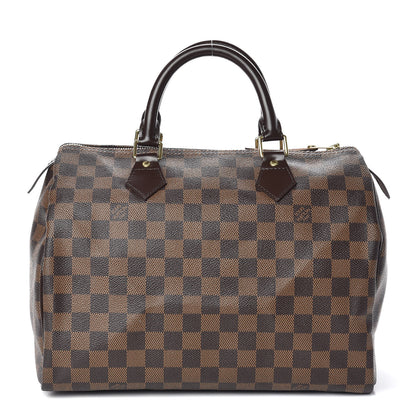 Louis Vuitton Damier Ebene Speedy 30 1 of 10