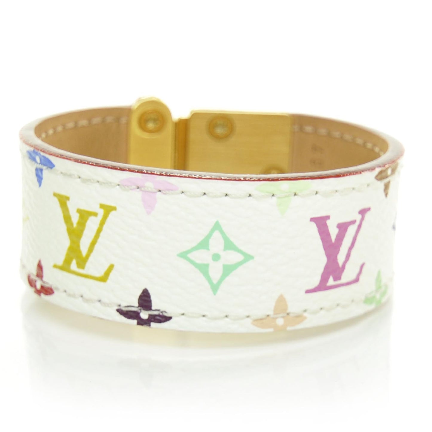 Monogram Multicolor Koala Bracelet M White