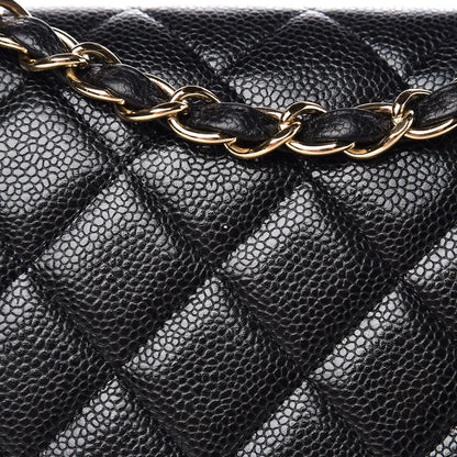 Chanel Caviar Quilted Jumbo Single Flap Black 20 of 20