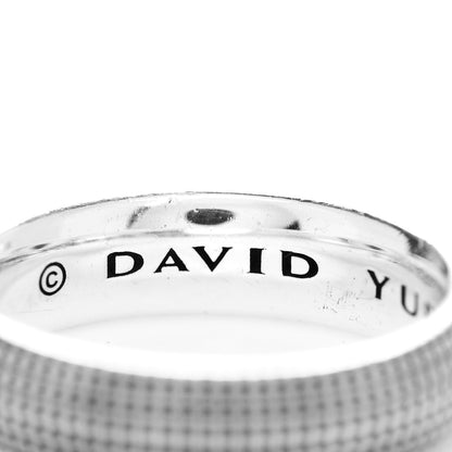 David Yurman Sterling Silver 5.5mm Mens Sky Band Ring 60 9 4 of 6