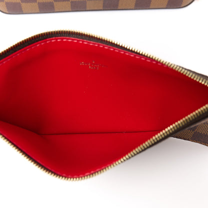 Louis Vuitton Damier Ebene Pochette Felicie Chain Wallet 12 of 17