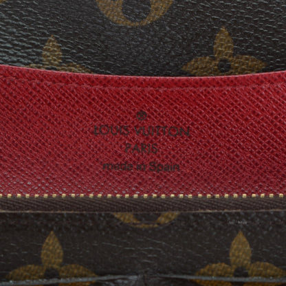 Louis Vuitton Monogram Emilie Wallet Red 6 of 7