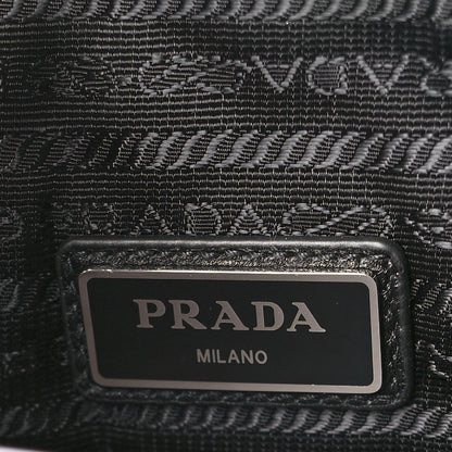 Prada Vitello City Zip Clutch Black 6 of 8