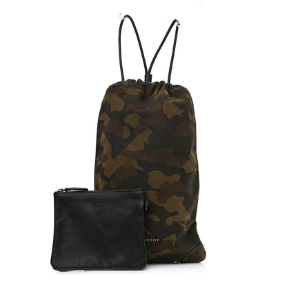 Burberry Calfskin Suede Camouflage Drawstring Baby Duffle Multicolor 1 of 11