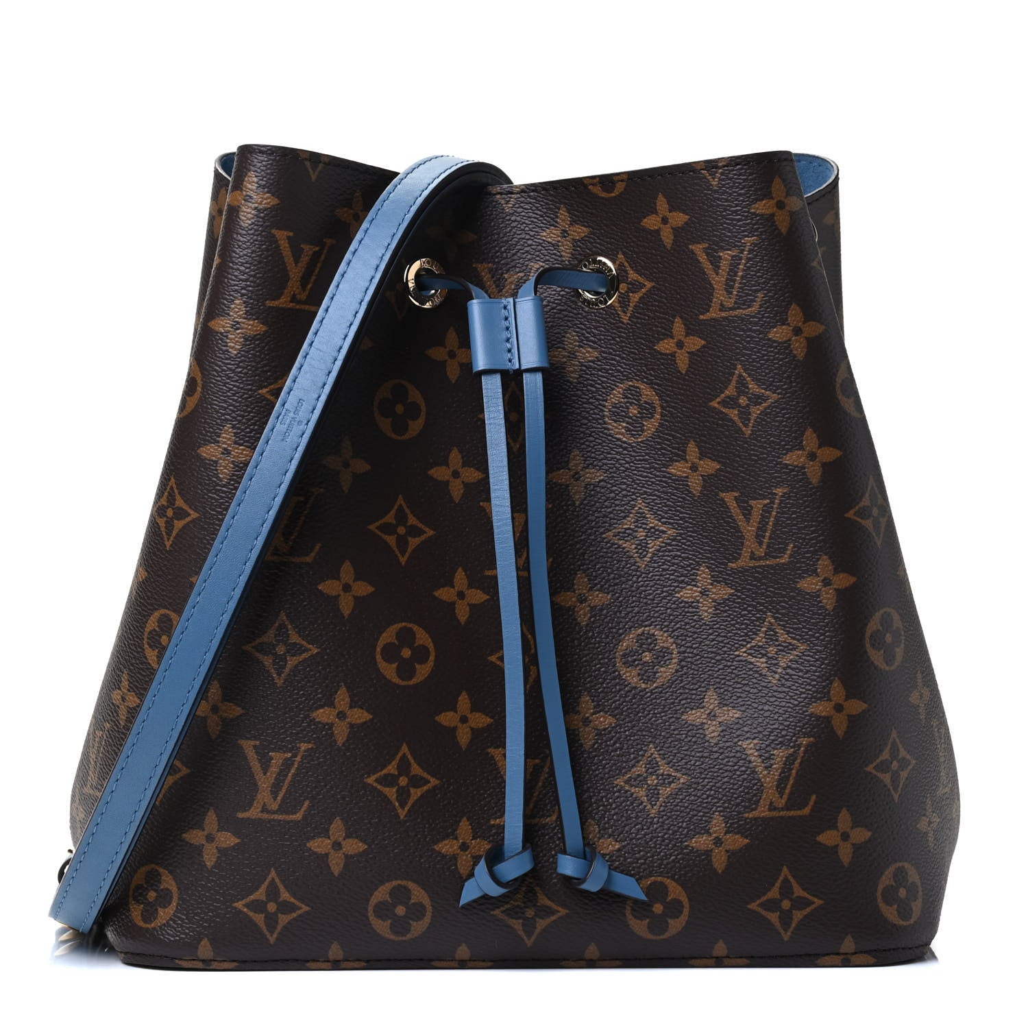 Louis Vuitton Monogram Neonoe MM Blue Jean 1 of 4