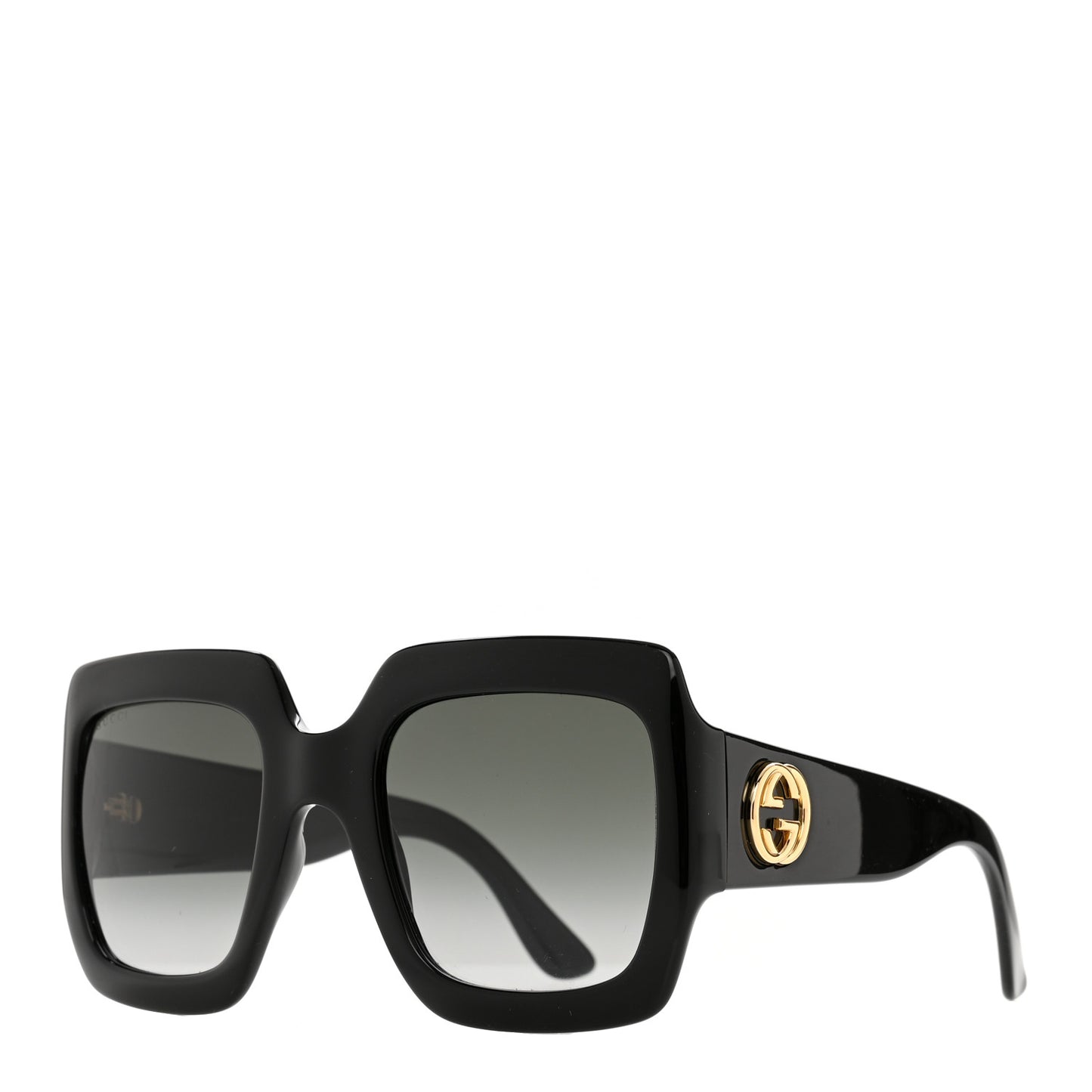 Acetate Square Frame Sunglasses GG0053S Black