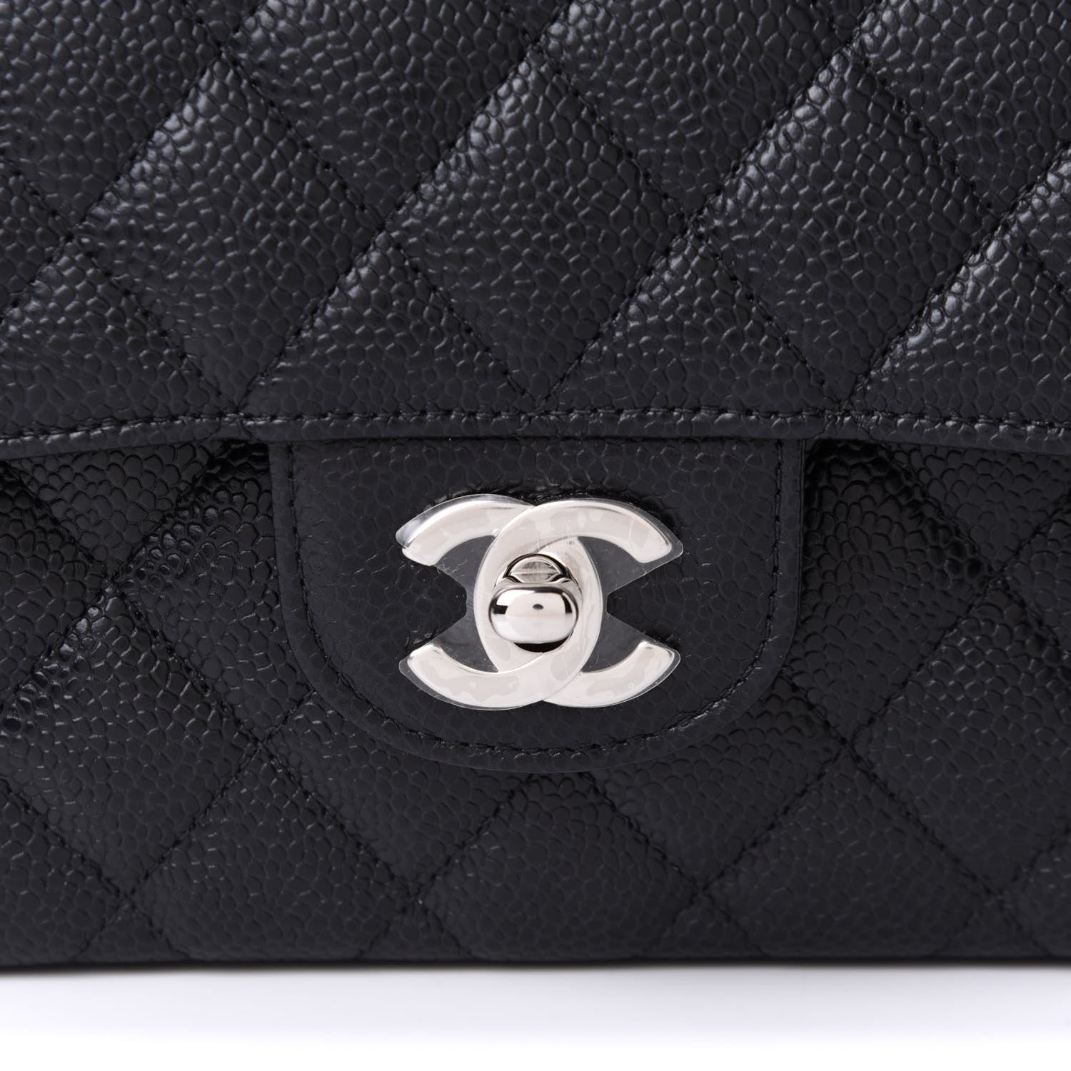 Chanel Caviar Quilted Small Double Flap Black 8 of 11