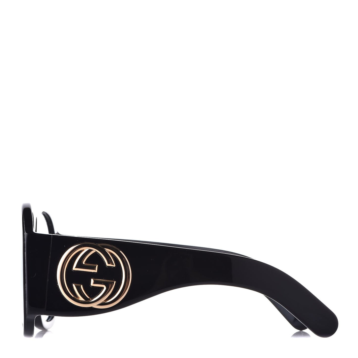 Acetate Oversized Interlocking G Sunglasses GG0152S Black
