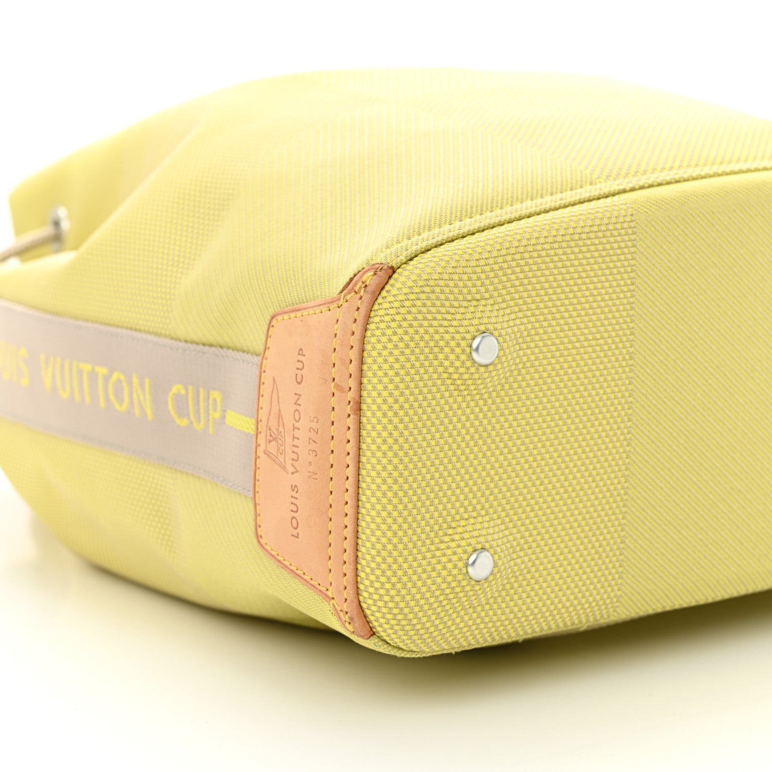Louis Vuitton Damier Geant Americas Cup Volunteer Bag Yellow 8 of 13