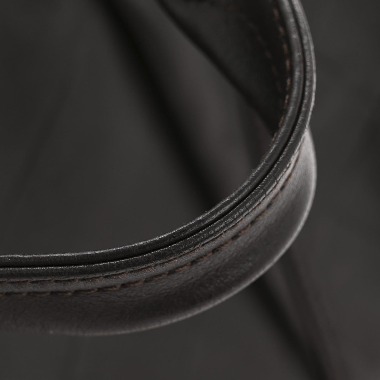 Calfskin Chevron CC All Day Long Boston Brown