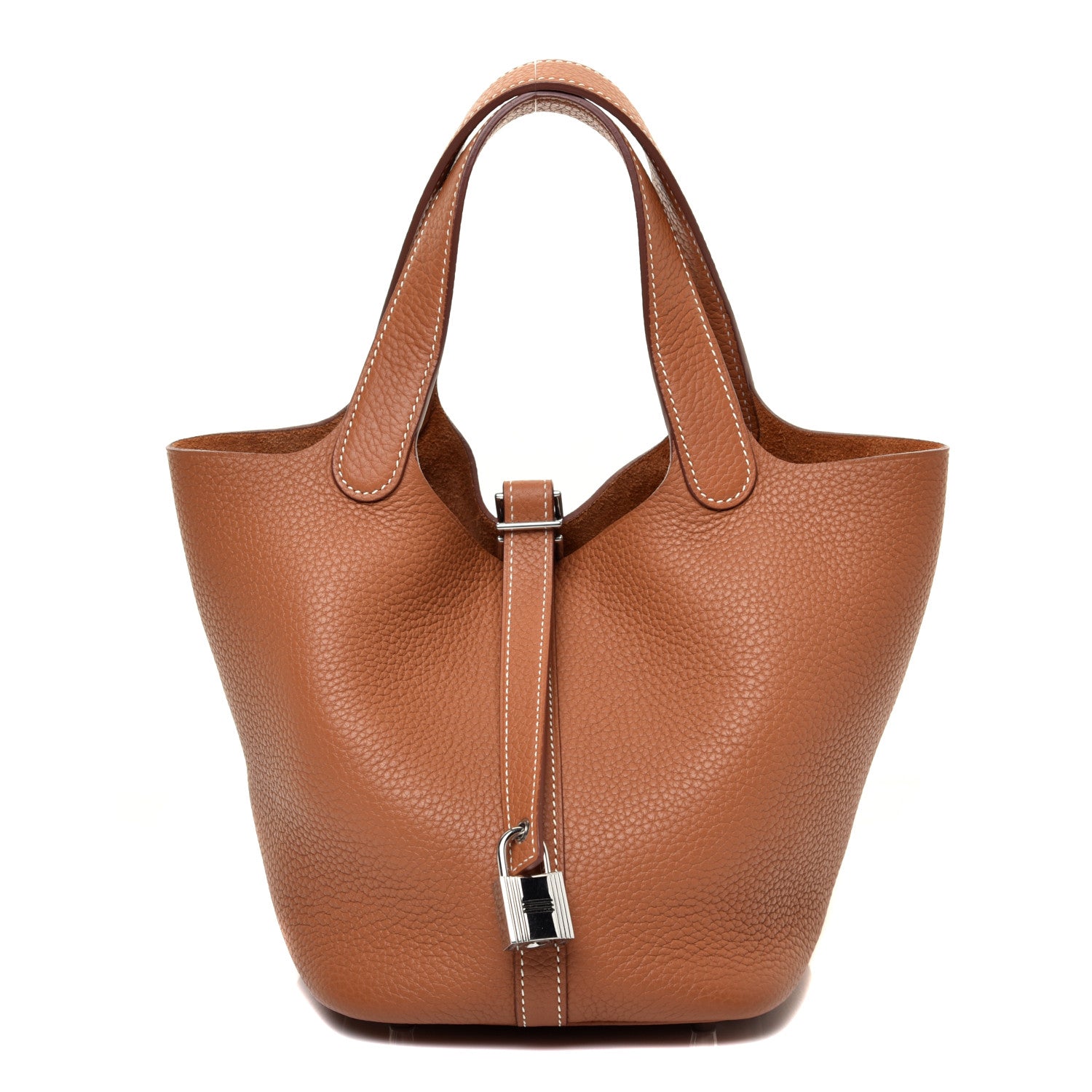 Hermes Taurillon Clemence Picotin Lock 18 PM Gold 1 of 10