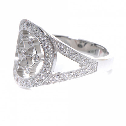 Tiffany Platinum Diamond Voile Ring 4.5 3 of 8
