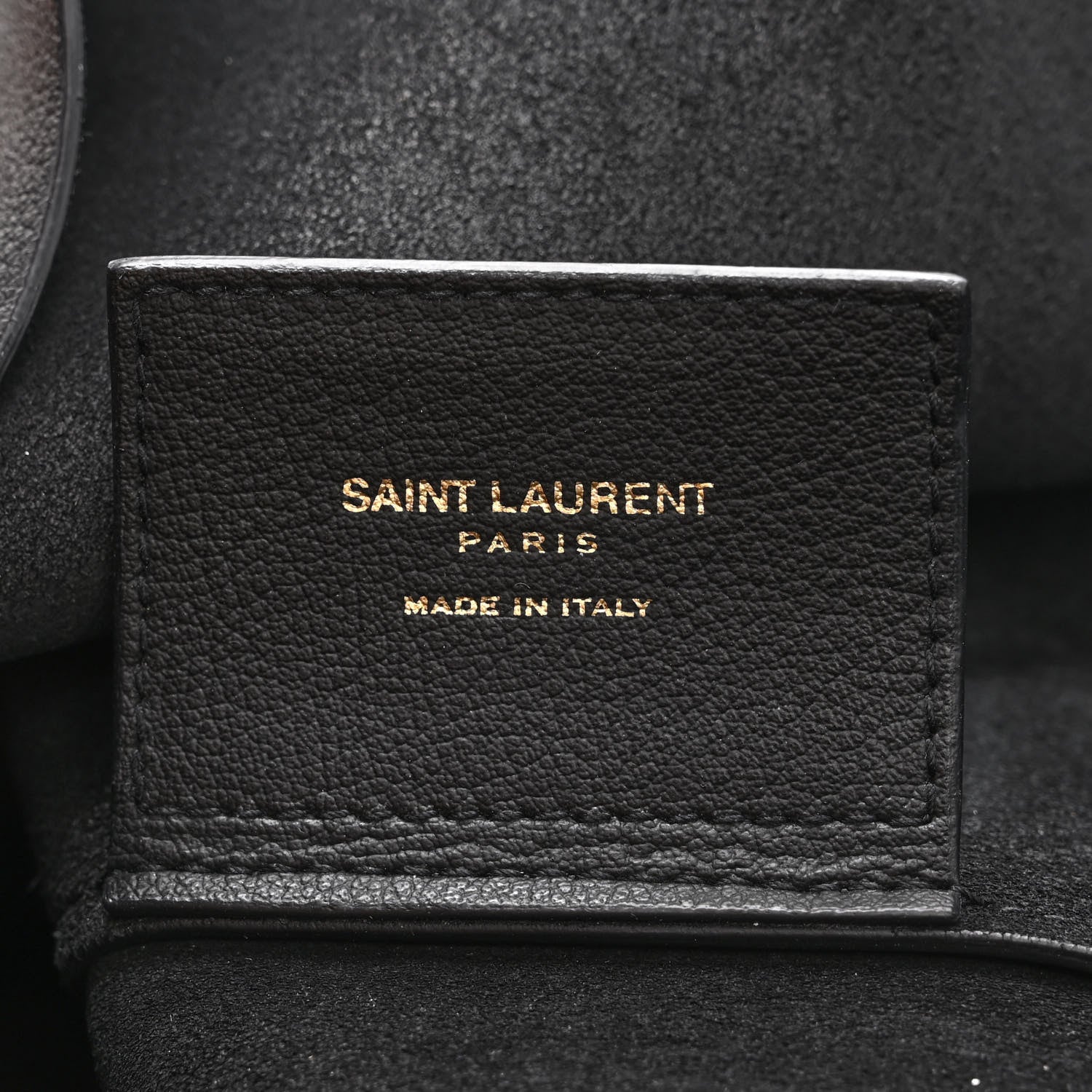 Saint Laurent Calfskin Large Shopping Tote Black 8 of 18