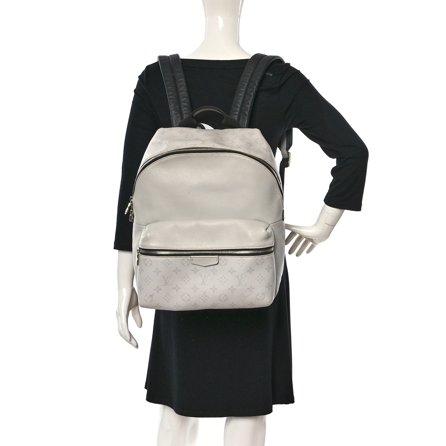 Taiga Monogram Discovery Backpack PM White