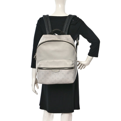 Louis Vuitton Taiga Monogram Discovery Backpack PM White 2 of 15