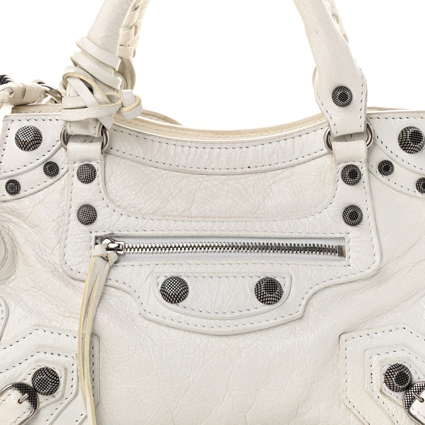 Agneau Arena Neo Cagole Handbag XS Optic White Optic White