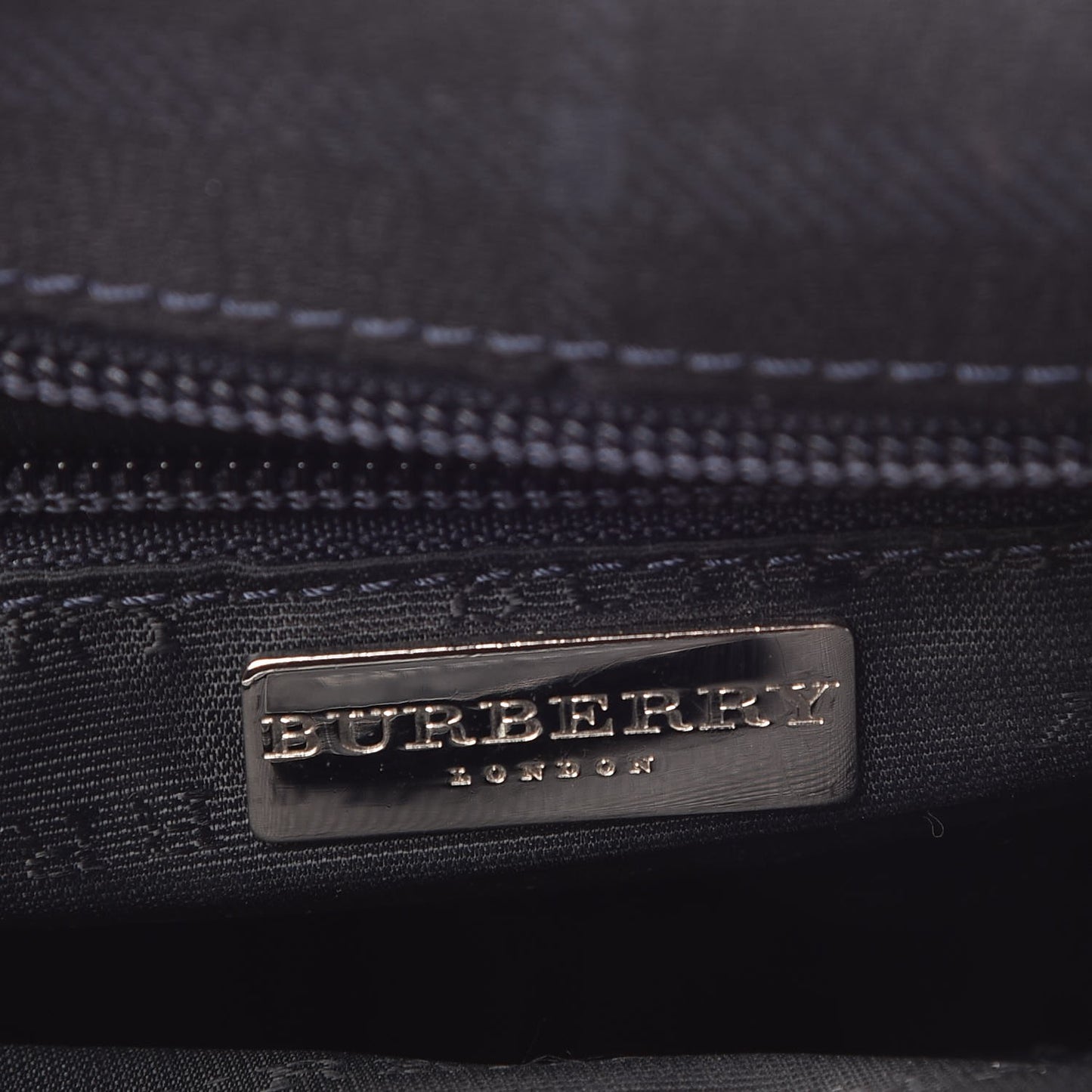 London Check Crossbody Messenger Bag Charcoal Navy