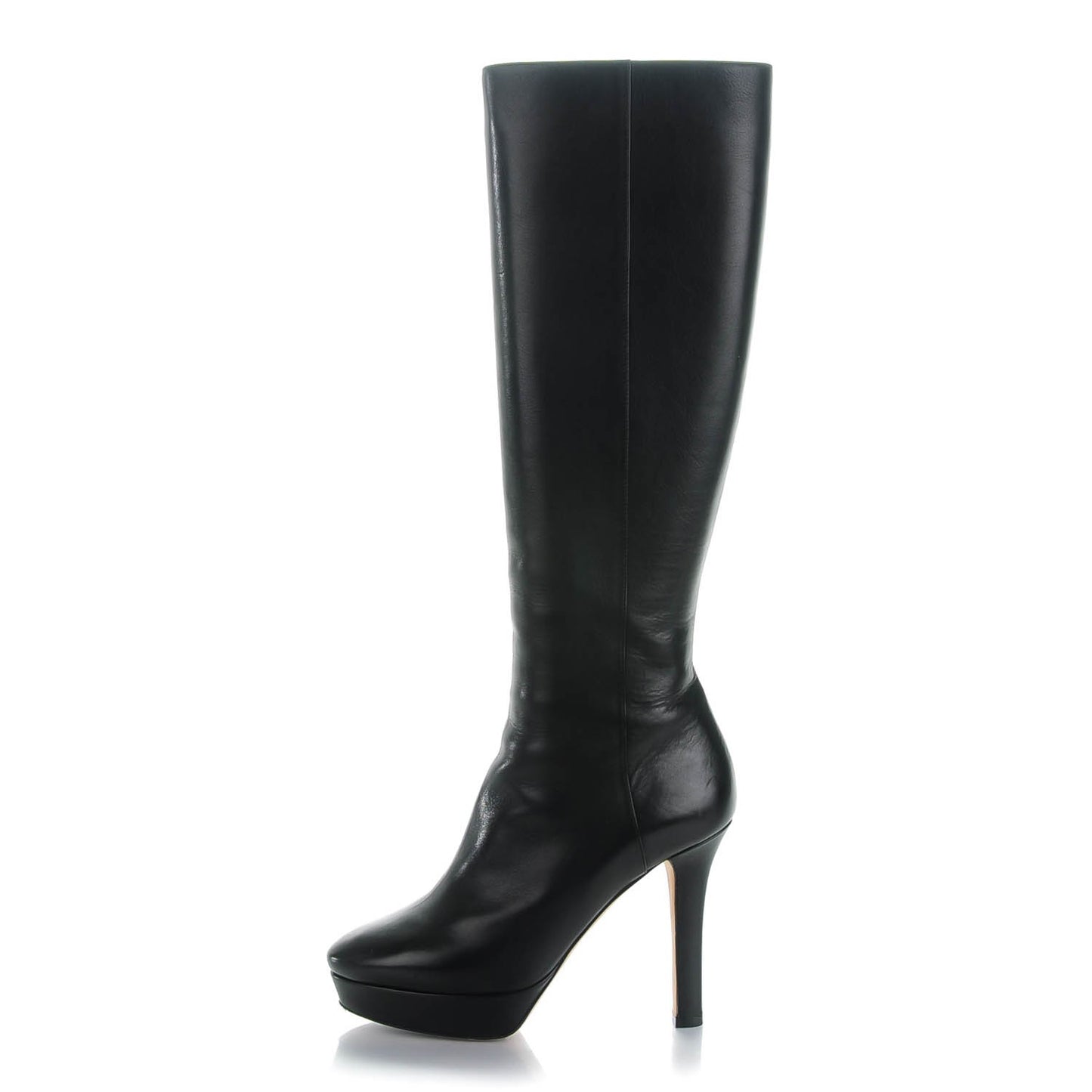 Nappa Major Knee High Platform Boots 36 Black
