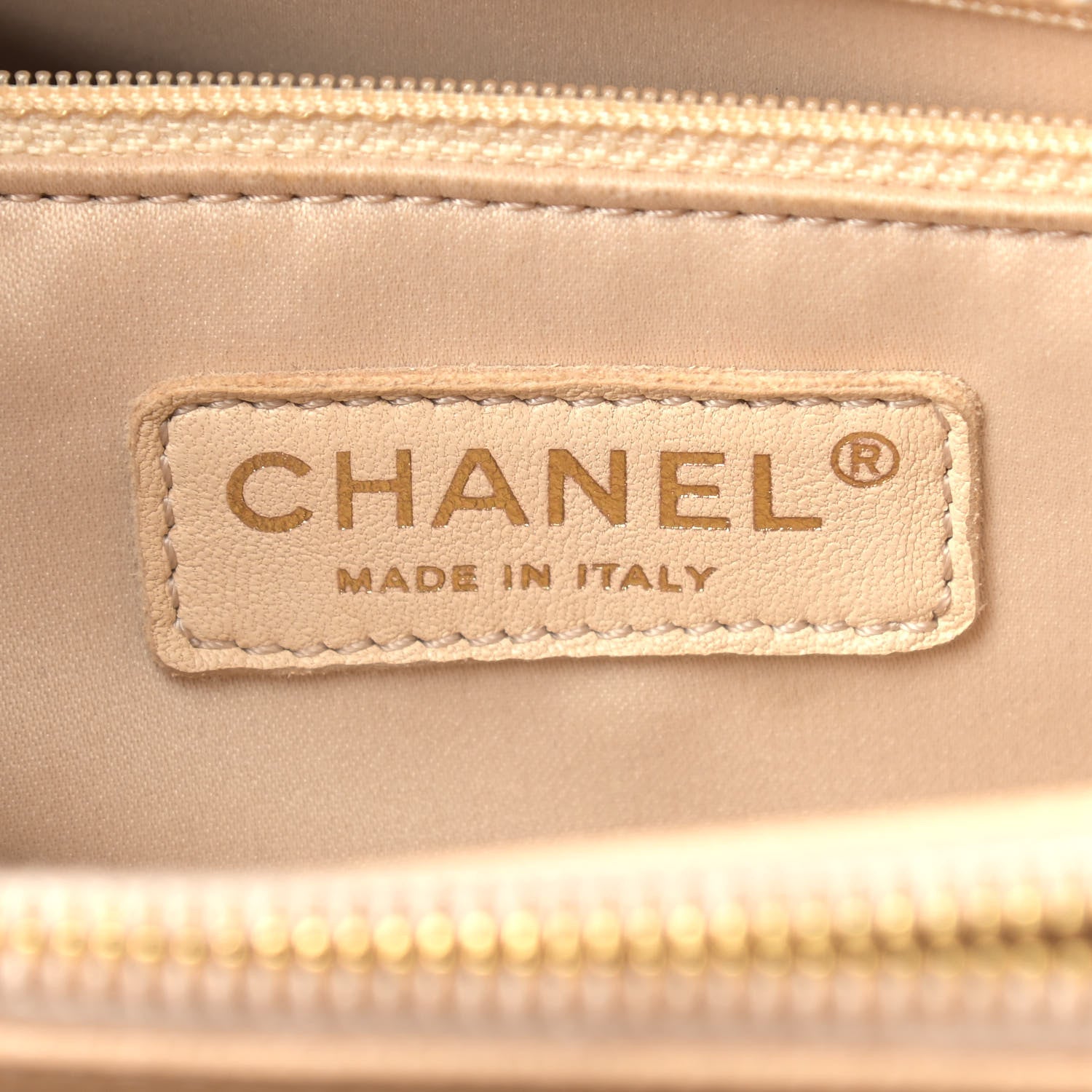 Chanel Caviar Quilted Grand Shopping Tote GST Beige 5 of 11