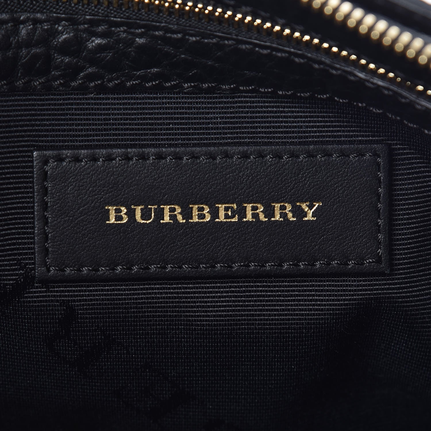 Burberry Signature Grain Calfskin Check Embossed Small Chichester Crossbody Clutch Bag Black 6 of 9