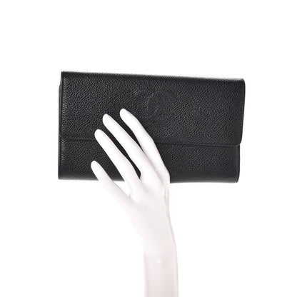 Chanel Caviar Timeless CC Flap Wallet Black 2 of 9