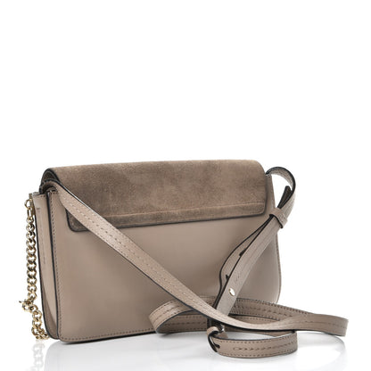 Chloe Suede Calfskin Small Faye Shoulder Bag Motty Grey 3 of 13