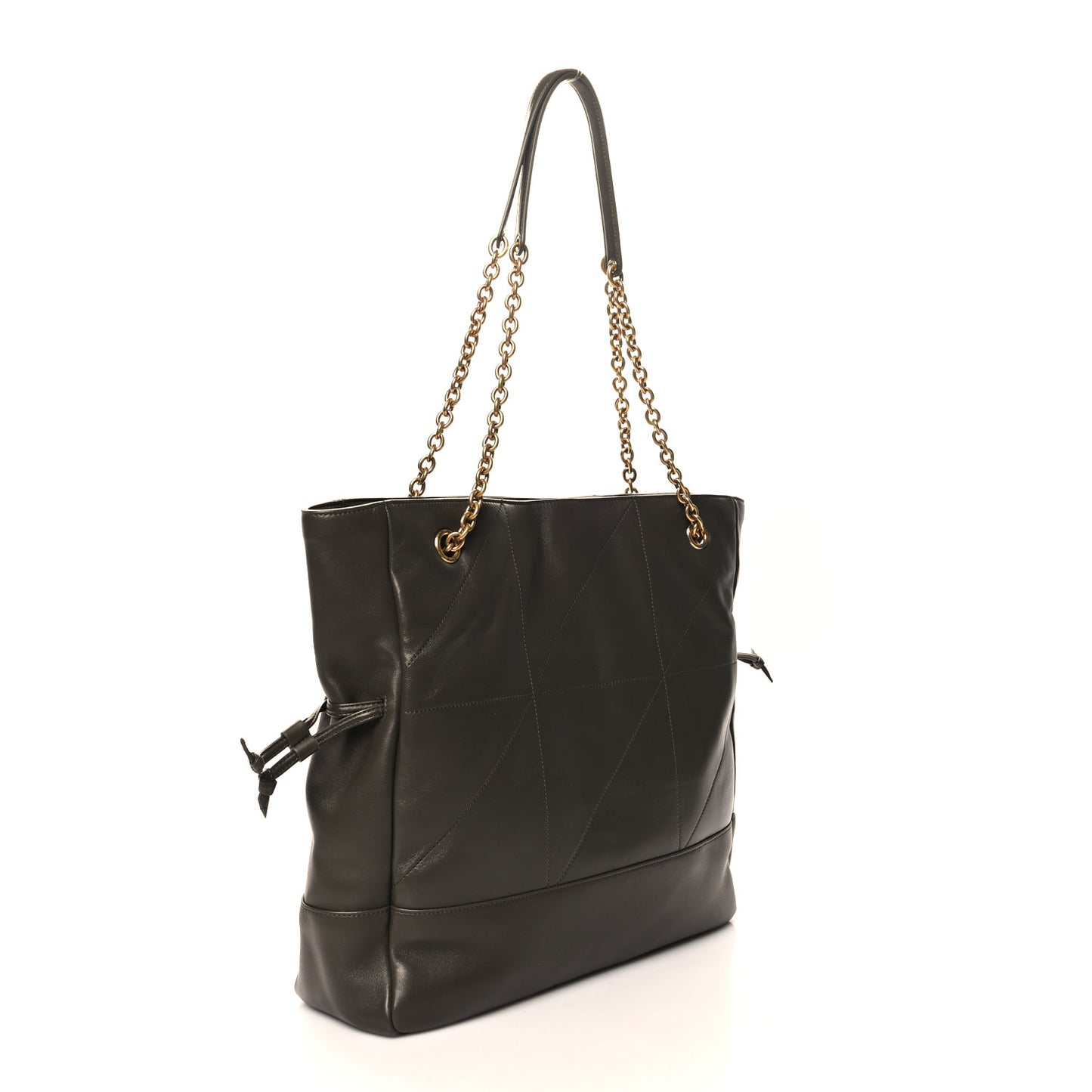 Lambskin Jamie Shopping Tote Light Musk