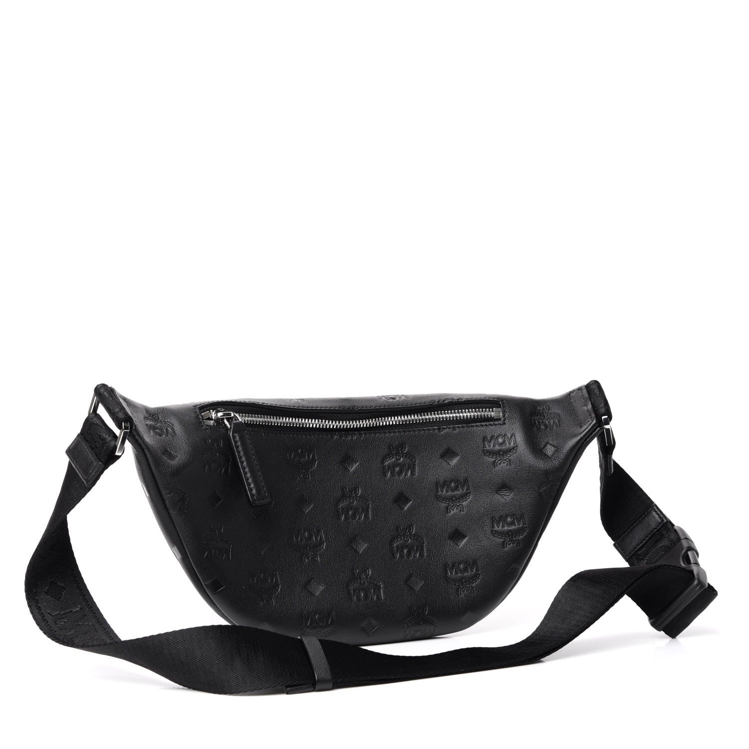 MCM Visetos Small Fusten Belt Bag Black 3 of 7