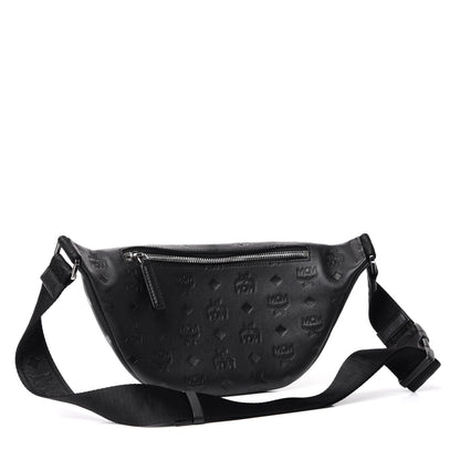 MCM Visetos Small Fusten Belt Bag Black 3 of 7