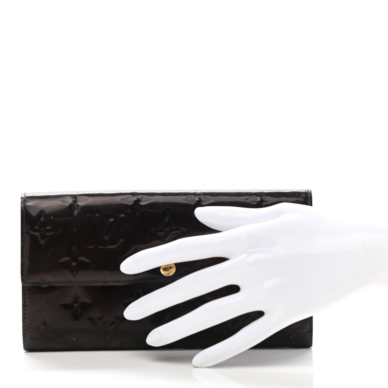 Louis Vuitton Vernis Sarah Wallet Amarante 2 of 10
