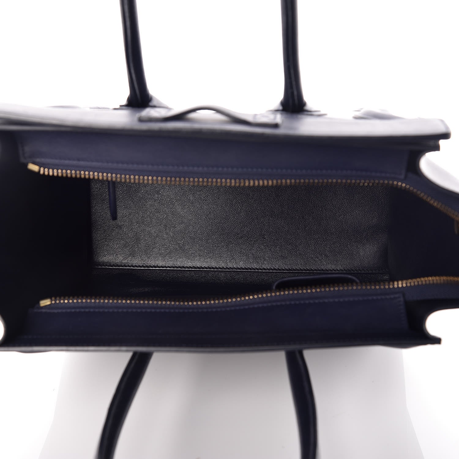 Celine Smooth Calfskin Micro Luggage Ink 5 of 8