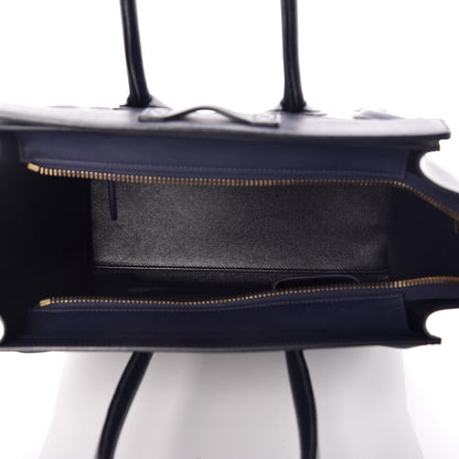 Celine Smooth Calfskin Micro Luggage Ink 5 of 8