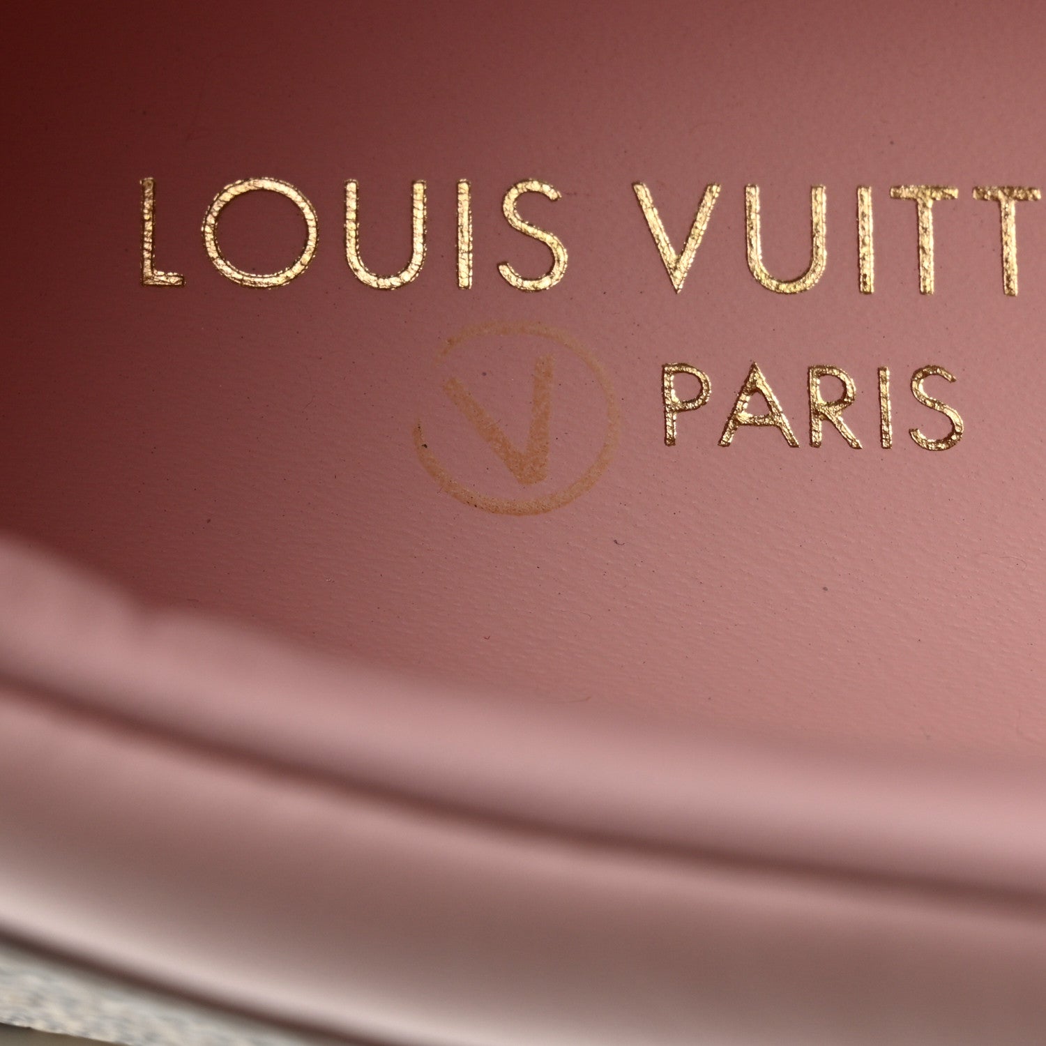 Louis Vuitton Monogram Embossed Calfskin Damier Azur Time Out Sneakers 37 Rose Clair Pink 9 of 10