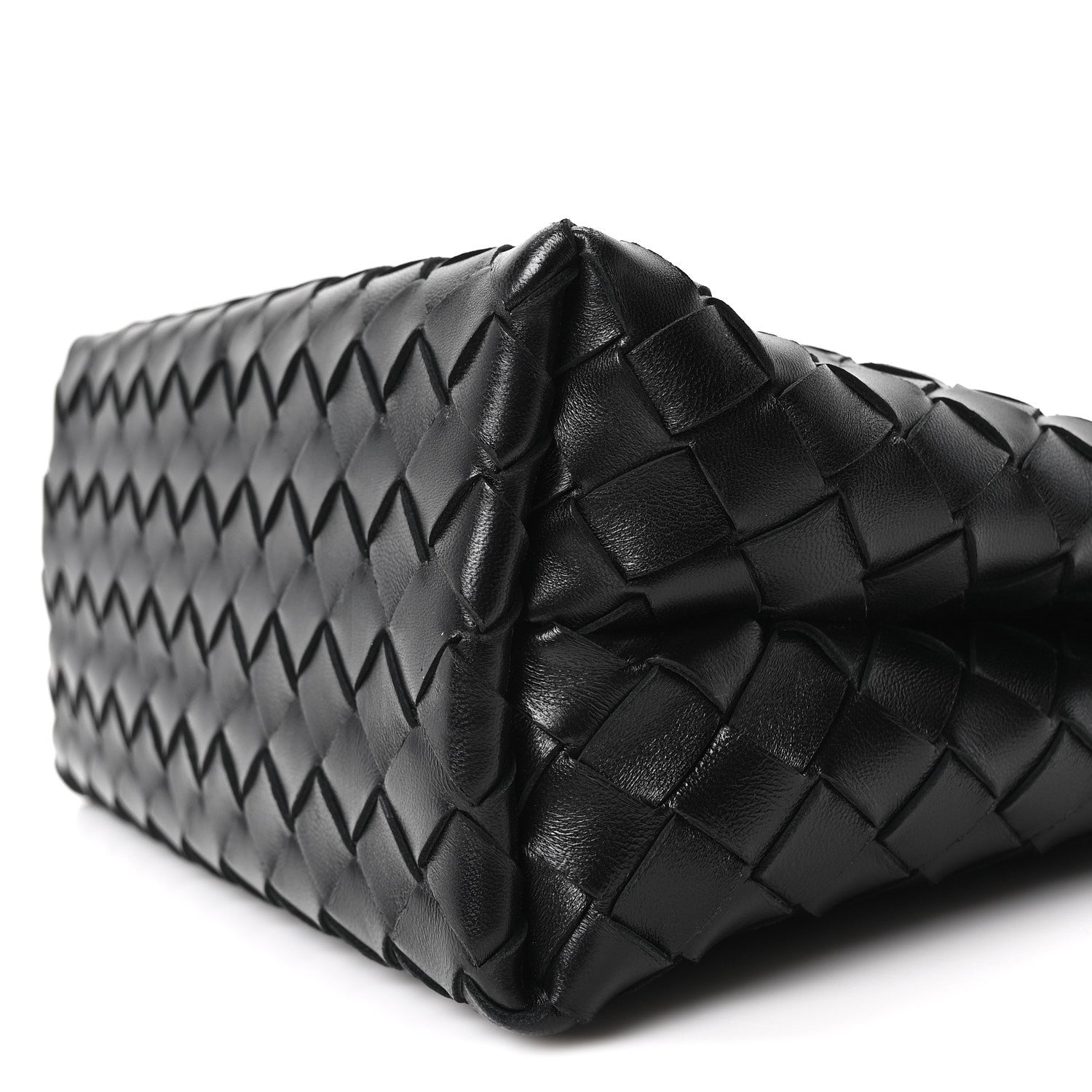 Bottega Veneta Nappa Intrecciato Small Andiamo With Chain Shoulder Bag Black 9 of 9