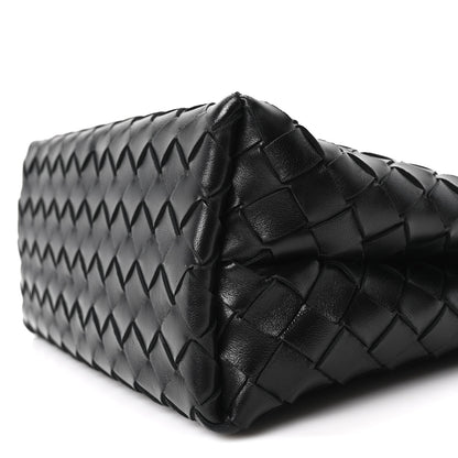 Bottega Veneta Nappa Intrecciato Small Andiamo With Chain Shoulder Bag Black 9 of 9