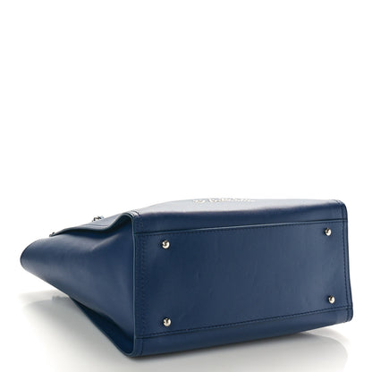 Chanel Caviar Small Studded Deauville Tote Navy 4 of 10