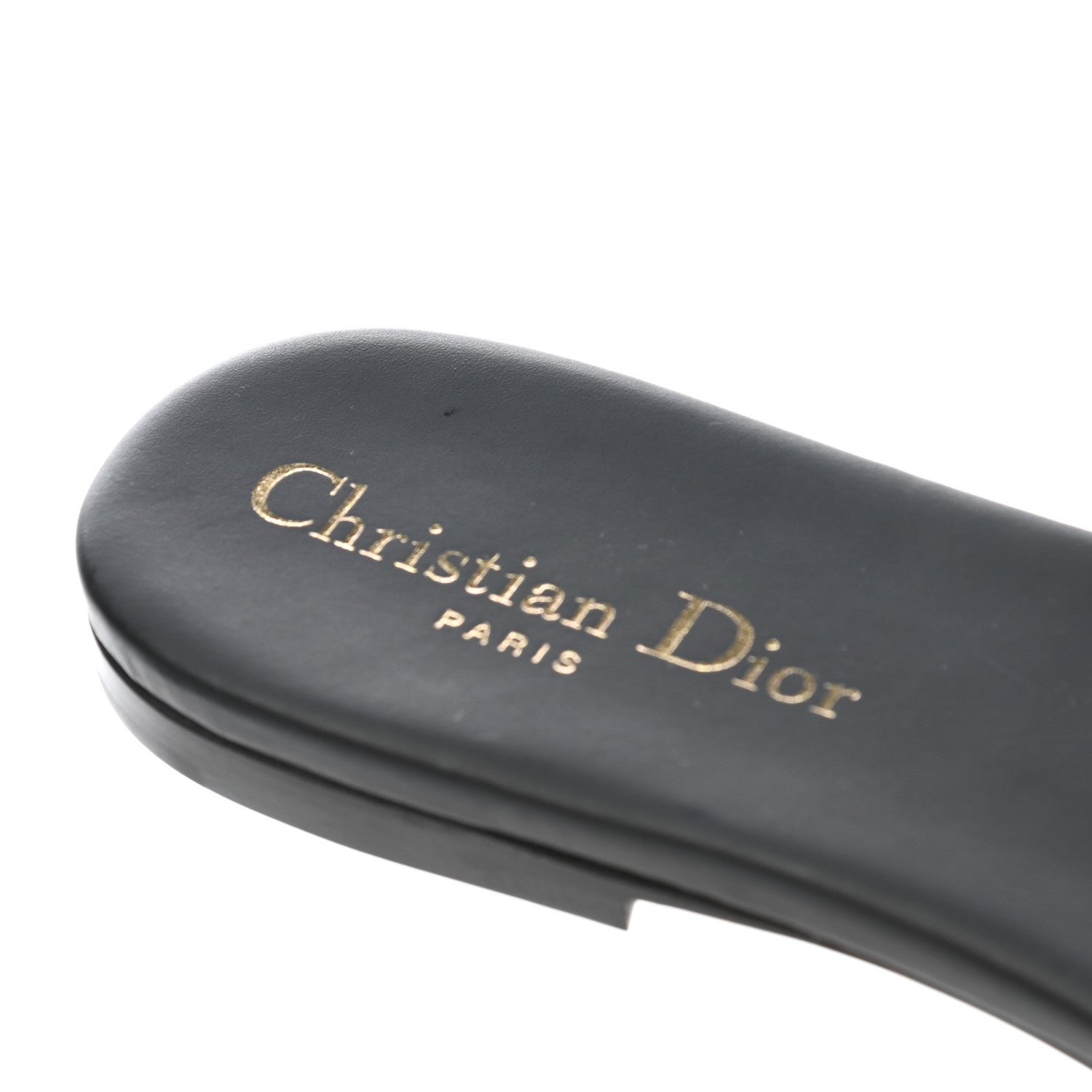Christian Dior Canvas Embroidered Dway Mules Slide Sandals 38.5 Deep Blue 10 of 11