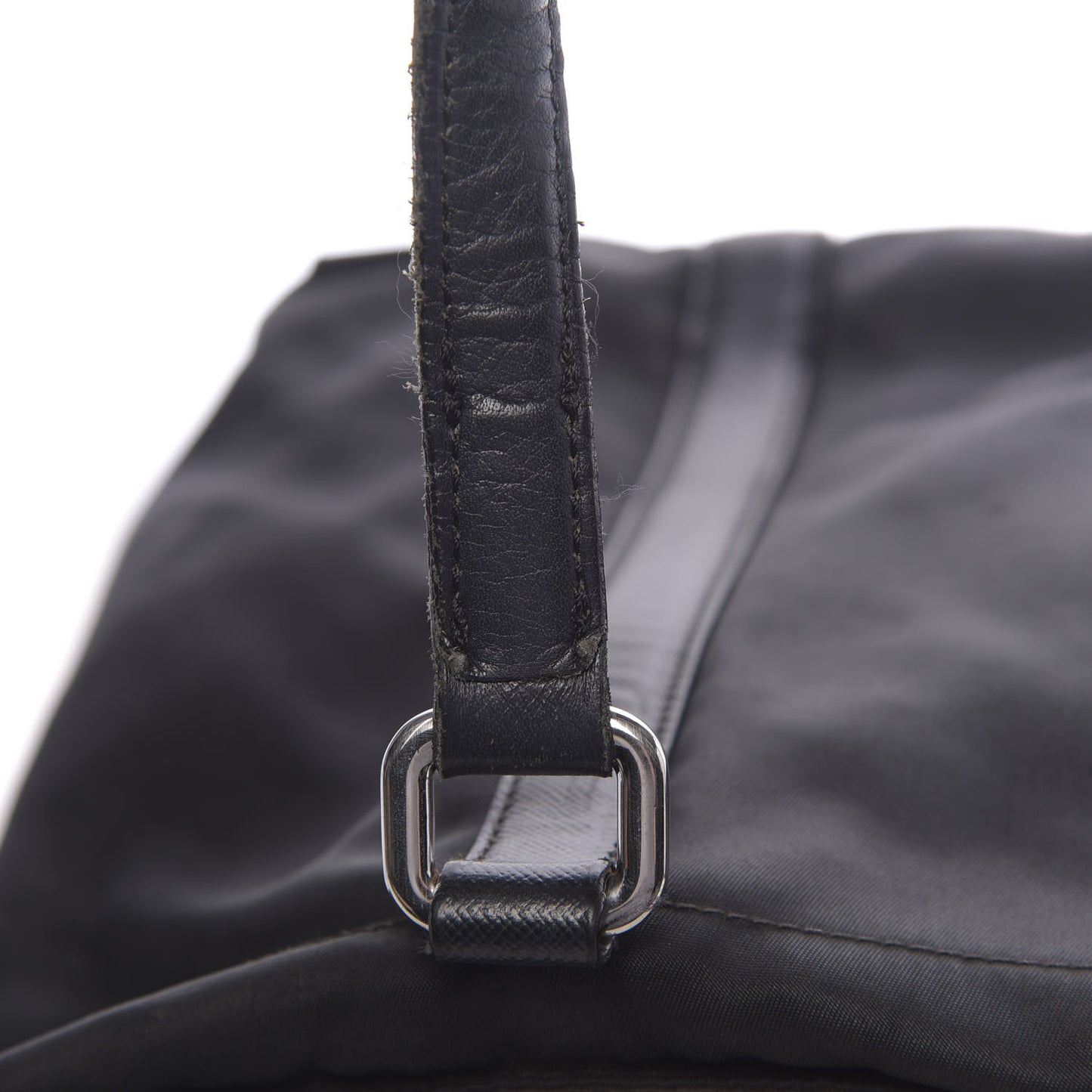 Saffiano Tessuto Nylon Tote Black