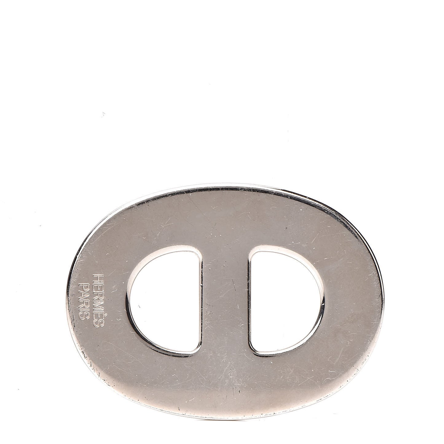 Enamel Chain D Ancre Scarf Ring Black