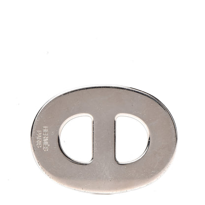 Hermes Enamel Chain D Ancre Scarf Ring Black 3 of 4