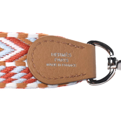 Hermes Taurillon Clemence Allegro Evelyne TPM Biscuit Cornaline White Gold 7 of 10