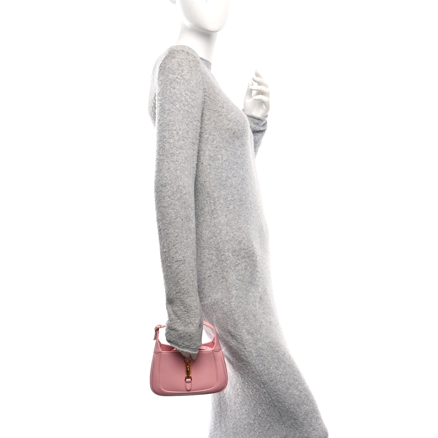 Gucci Boarded Dyana Lux Calfskin Mini Jackie 1961 Hobo Wild Rose 2 of 11