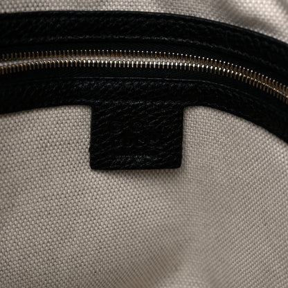 Gucci Pebbled Calfskin Medium Soho Chain Shoulder Bag Black 6 of 10