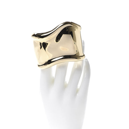 Tiffany 18K Yellow Gold Medium Right Wrist Bone Cuff Bracelet 2 of 5