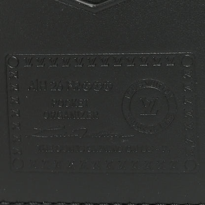Louis Vuitton Calfskin Monogram Firefly Pocket Organizer P9 Black 7 of 8
